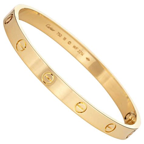 classic cartier bracelet|pre owned cartier bracelets.